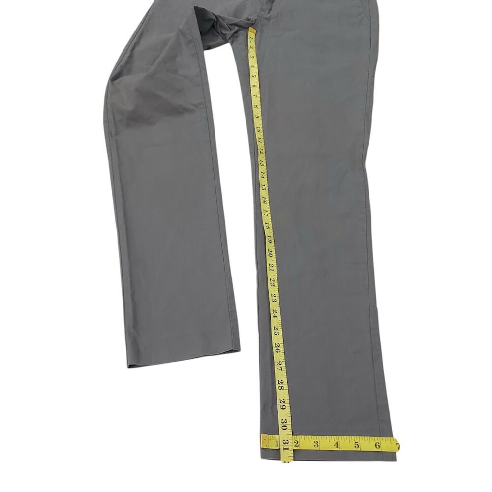 Bonobos Slim Straight Athletic Pants Mens 30x32 Gray Flat Front Stretch Golf - Picture 12 of 12